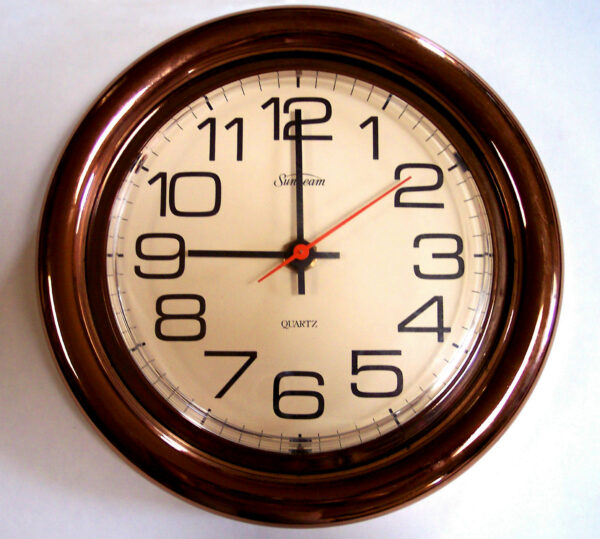 clock clock I don't have time