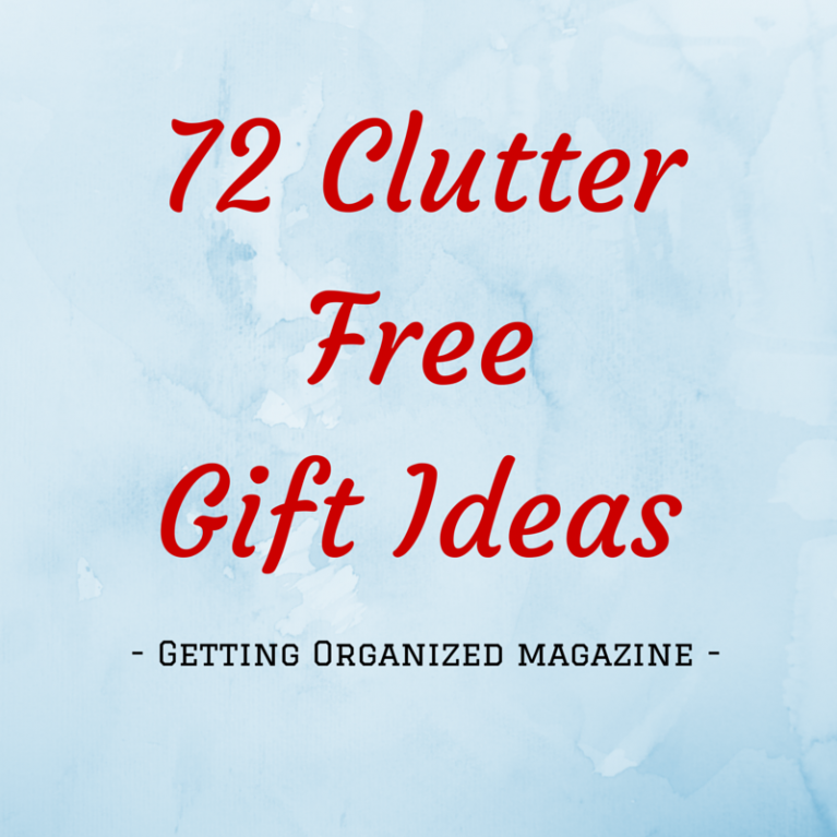 Clutter Free Gift Ideas