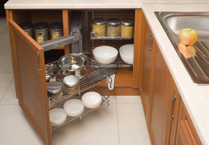 organizing akward spaces in your kitchen - organizing boston