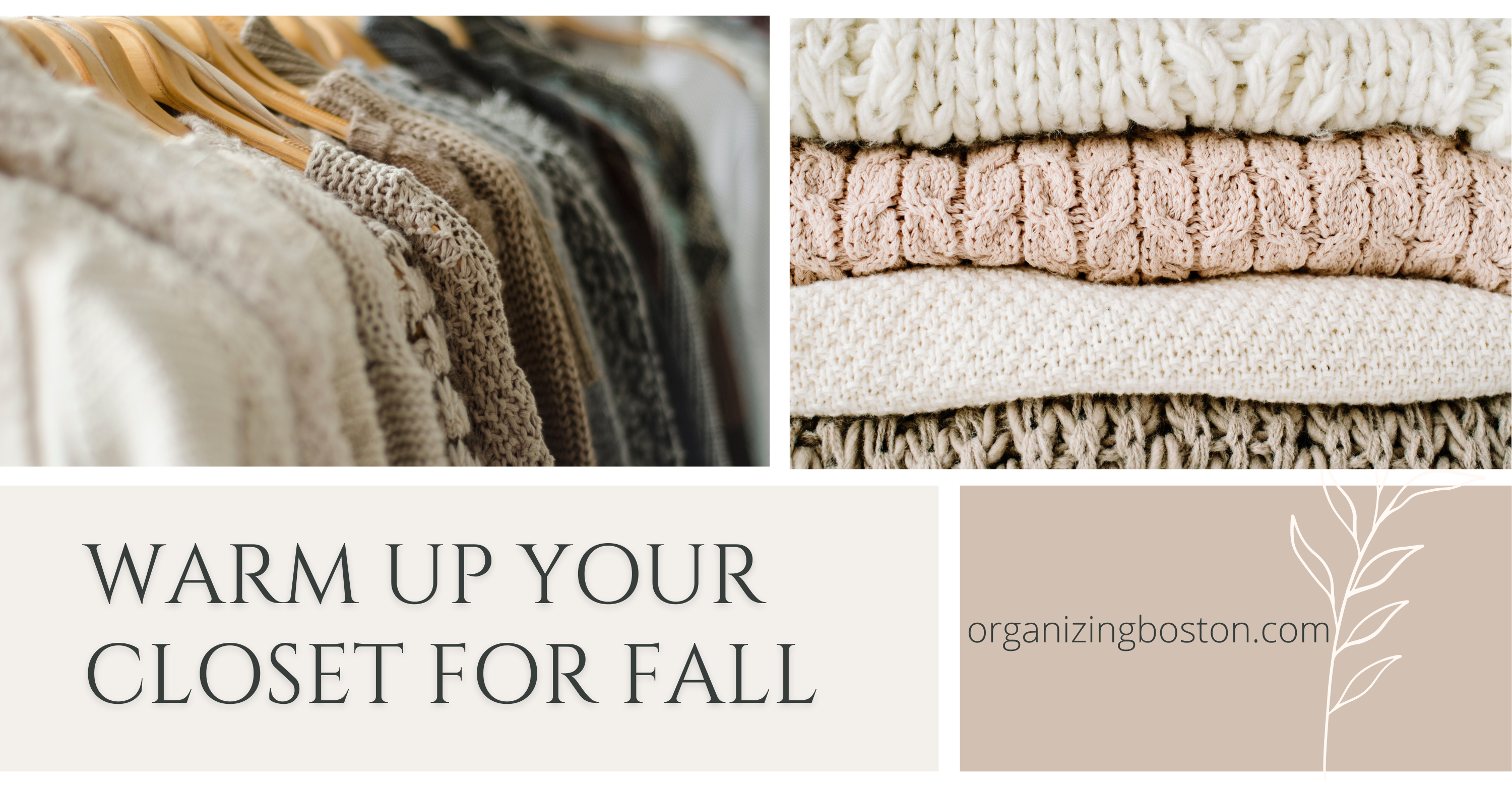 Organizing the Switch to Sweater Season