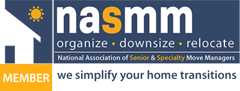 Organize, downsize, relocate. As a NASMM member, we simplify your home transitions.